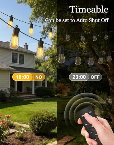 50ft-Solar-Powered-Lights-Outdoor-Waterproof-String, view 6