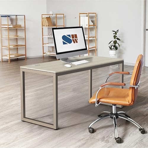 48-Inch Commercial-Grade Office Computer Desk, Maple, view 3