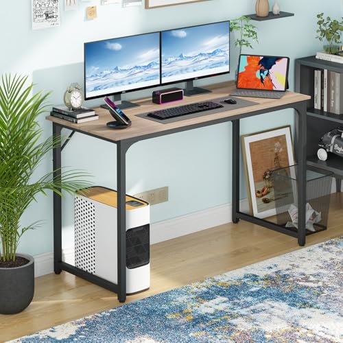 | 47 Inch Computer Desk | Nature | Sturdy Office Desk, view 3