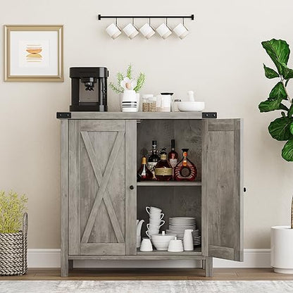 GAOMON Farmhouse Sideboard Buffet Cabinet with Storage, view 8