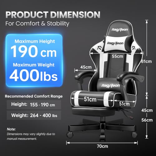 Gaming Chair for Adults Gamer Game Ergonomic PC Chair, 7-Point Support, view 4