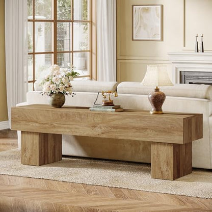 Tribesigns 63" TV Stand, Farmhouse Entertainment Center, view 6