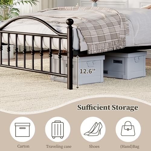 Metal Platform Twin Size Bed Frames, view 5