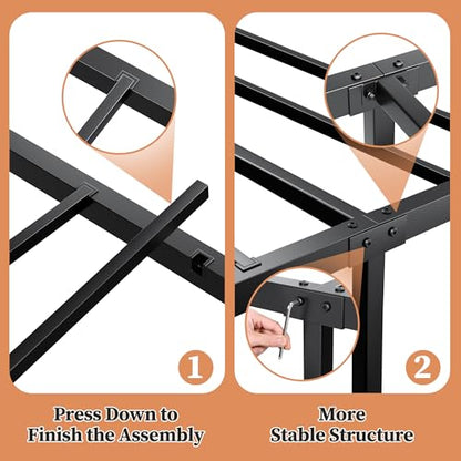 Metal Platform Twin Size Bed Frames, view 6
