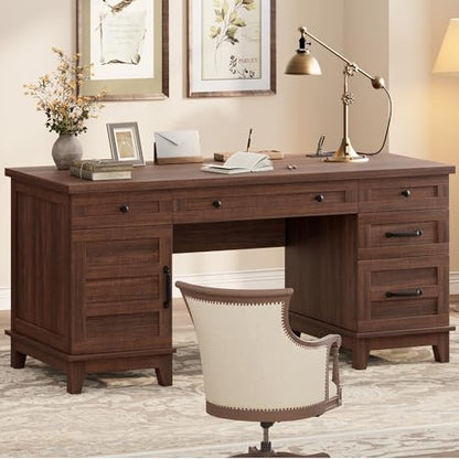 Farmhouse Executive Desk 60 Inch, view 5