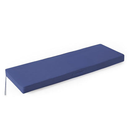 Outdoor Bench Cushions for Outdoor Furniture, 48x18x3 Inch, Waterproof Bench Pillow, Fade Resistant Long Bench Seat Pads for Garden, Indoor, Porch Swing, Navy Blue