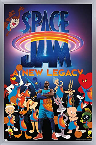 Space Jam: A New Legacy - Team Wall Poster, 22.375" x 34", Silver Framed Version