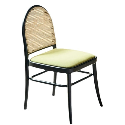 SONGCHAO Meeting Scandinavian Wicker Dining Chair Furniture Coffee Shop Backrest Household Retro Chairs Bedroom Chair