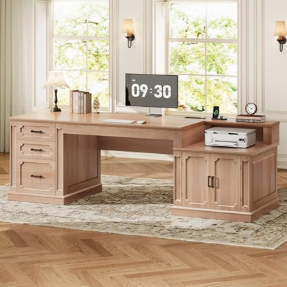 Farmhouse 70.9" Executive Desk, view 2