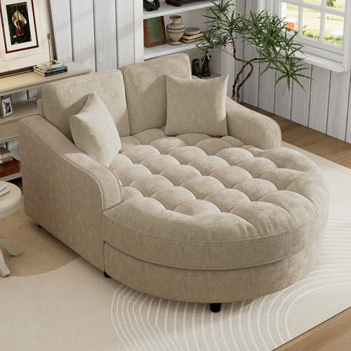 Chaise Lounger Sleeper Sofa, Upholstered Convertible Chair, view 2