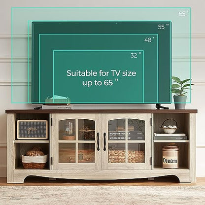 Farmhouse TV Stand for 65 Inch TV, view 5