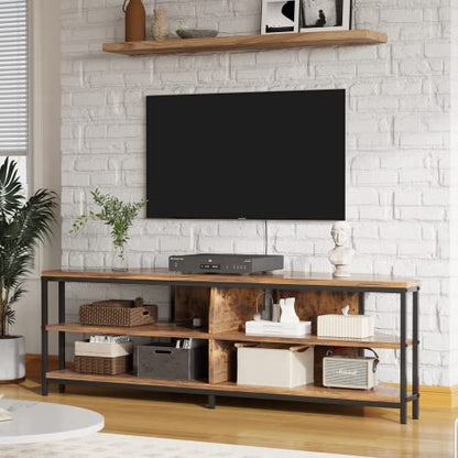 Corner TV Stand with Power Outlet, view 5