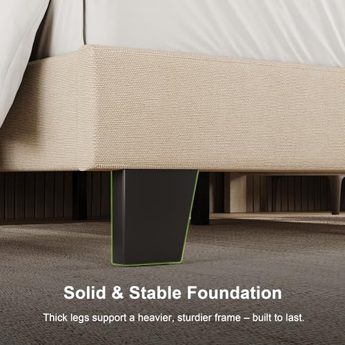 Queen Size Bed Frame with Headboard, view 7
