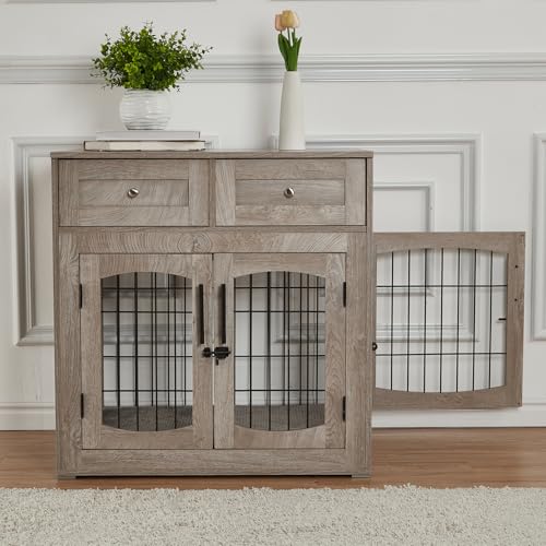 40'' Wooden Dog Crate Furniture, view 5
