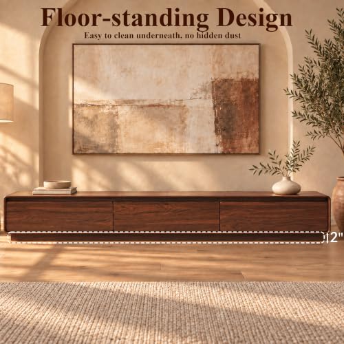 94.49'' Mid Century Modern TV Stand for Living Room with Storage, view 6
