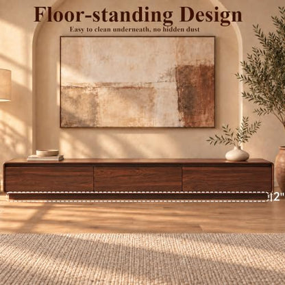 94.49'' Mid Century Modern TV Stand for Living Room with Storage, view 6