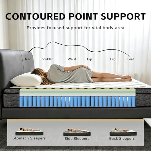Queen Mattress, 12 Inch Queen Size Mattress in a Box, view 6