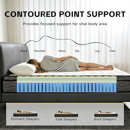 Queen Mattress, 12 Inch Queen Size Mattress in a Box, view 6