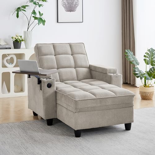Oversized Recliner Chair with Swivel Tray Table, view 2