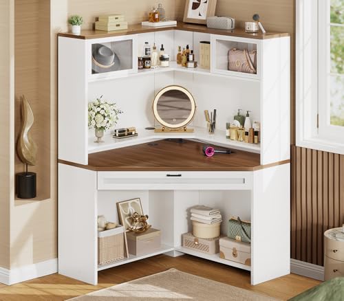 31.5" Corner Desk with Drawers, view 4