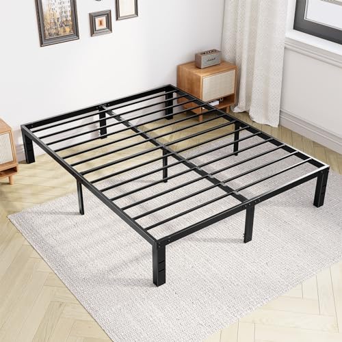 Full Bed Frames, 14 Inch Height Platform Bed Frame, view 2
