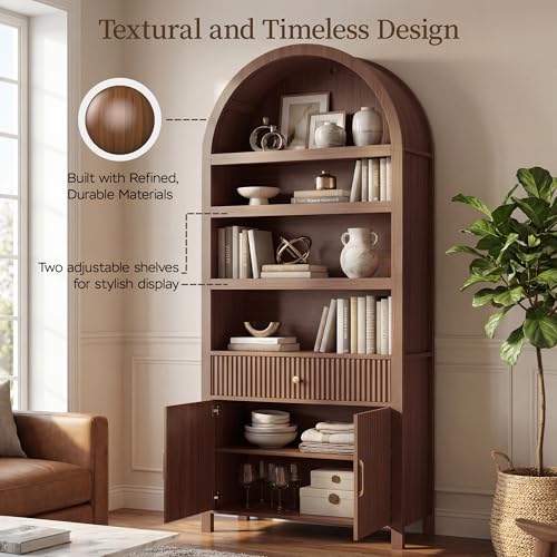 Book Shelf 70" Tall Bookcase with Drawer, view 4