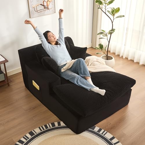 63" Chaise Lounge Chair Indoor, view 2