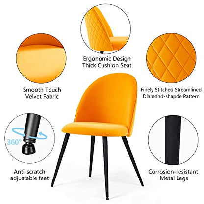 Modern Dining Table Set for 4,Durable Home Table with Chair,Stylish Rectangular Dining Table Upholstered Dining Chair Velvet Thick Cushion Room Chair for Restaurant,Dining Room,Store