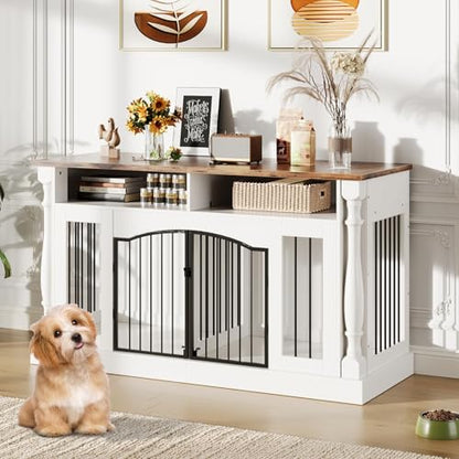 63" Large Dog Crate Furniture for Small & Medium Dogs, view 2