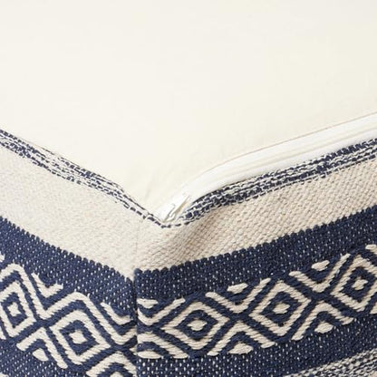 · REDEARTH · Pouf Ottoman with Filler Textured Storage Cube Bean Bag Pouffe, view 8