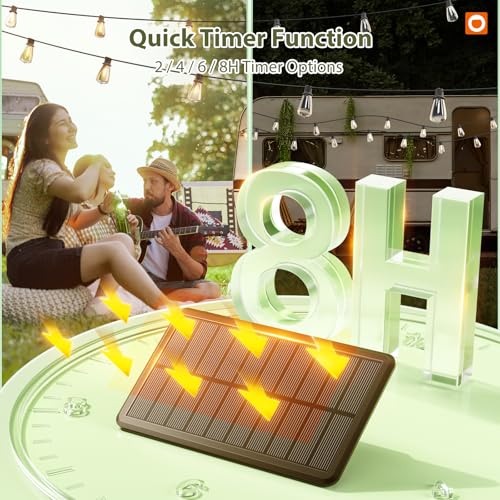 52 FT Solar String Lights Waterproof, view 6