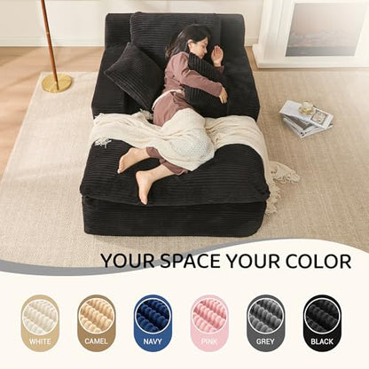 63" Chaise Lounge Chair Indoor, view 4