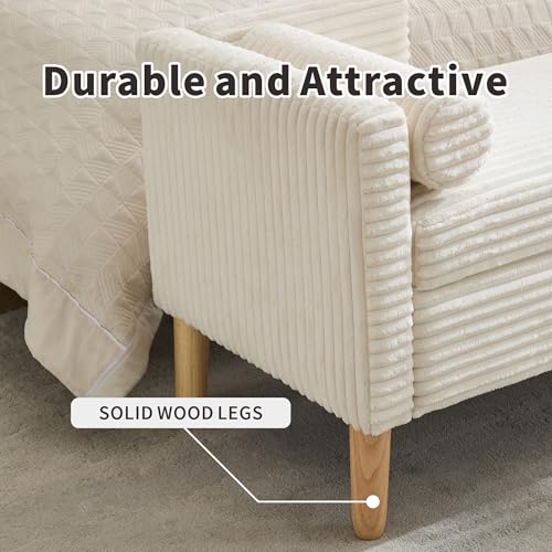 64.7" W Ottoman with Storage Bench for Bedroom End of Bed with Removable, view 6