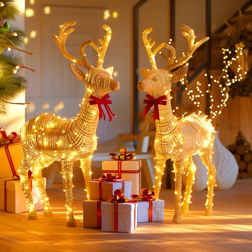 Fairy Lights Plug in, 33Ft 100 LEDs Waterproof Silver Wire Firefly Light, Adaptor Included, Starry String Lights for Wedding Patio Indoor Outdoor Christmas Decorations, Warm White