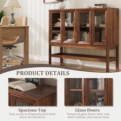 Sideboard Buffet Cabinet with Storage, view 5
