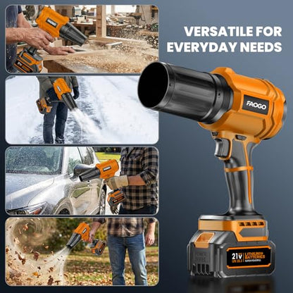 Cordless Leaf Blower with 2 Batteries & Charger, 990, view 7