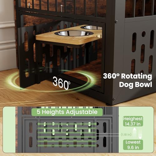 48 Inch XXL Dog Crate Furniture, view 5