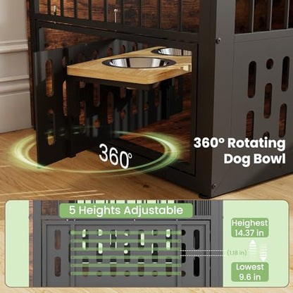 48 Inch XXL Dog Crate Furniture, view 5