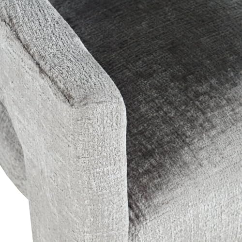 Jofran Gwen Gray Upholstered Counter Stool with Arms – Versatile Barstools – Stylish Seating for Kitchen Dining Room or Home Bar, Natural, Modern Counter Stools,Set of 4