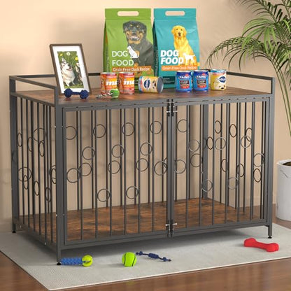 42" Dog Crate Furniture Style, Decorative Wooden Dog Cage, view 2