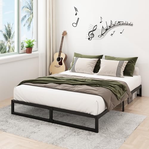 8 Inch Full Bed Frame with Heavy Duty Steel Slat Support, view 5
