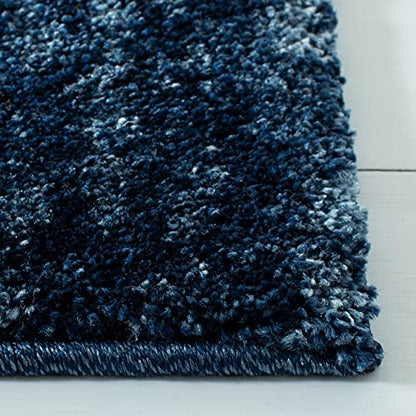 SAFAVIEH Retro Collection Accent Rug - 2' x 3', Light Blue & Blue, Modern Abstract Design, Non-Shedding & Easy Care, Ideal for High Traffic Areas in Entryway, Living Room, Bedroom (RET2770-6065)