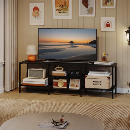 TV Stand with Power Outlets to 75 Inches, view 8