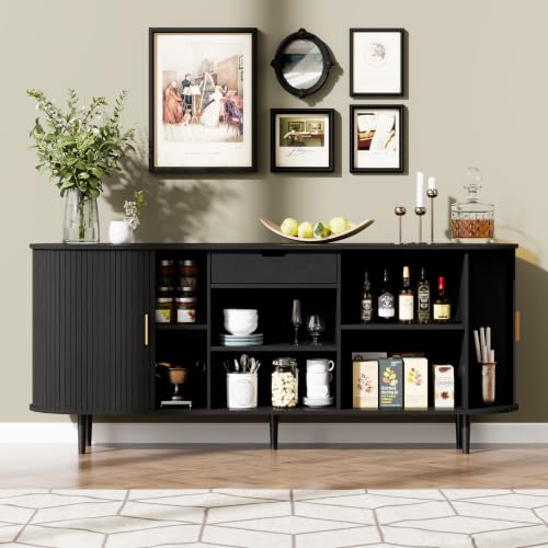 71" Sideboard Buffet Cabinet with Storage, view 4
