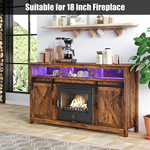 Farmhouse TV Stand for 65 inch TVs, view 8