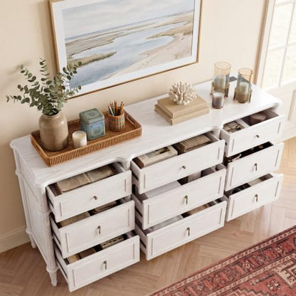 63" 9-Drawer Dresser with Power Outlet, view 5