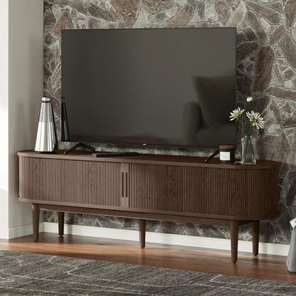 58" Fluted TV Stand for TVs up to 65 Inch, view 4