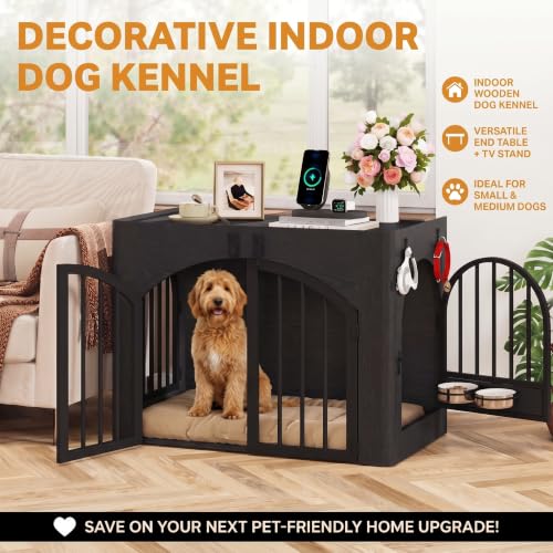31.5" Dog Crate Furniture for Small/Medium Dogs, view 5