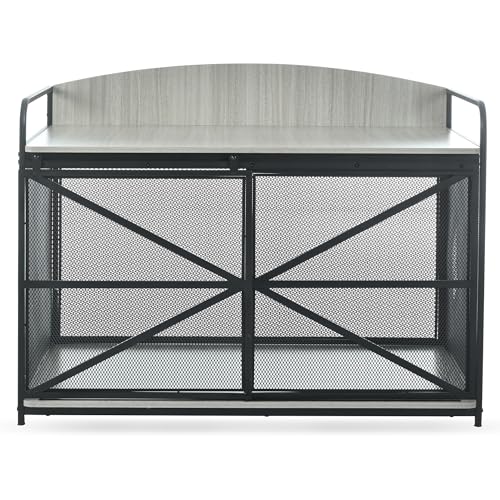 42.8" Heavy Duty Dog Crate Furniture, view 6