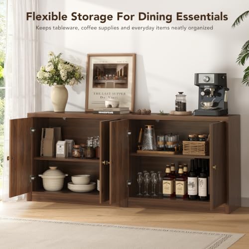 31.5" Sideboard Buffet Cabinet with Storage, view 4